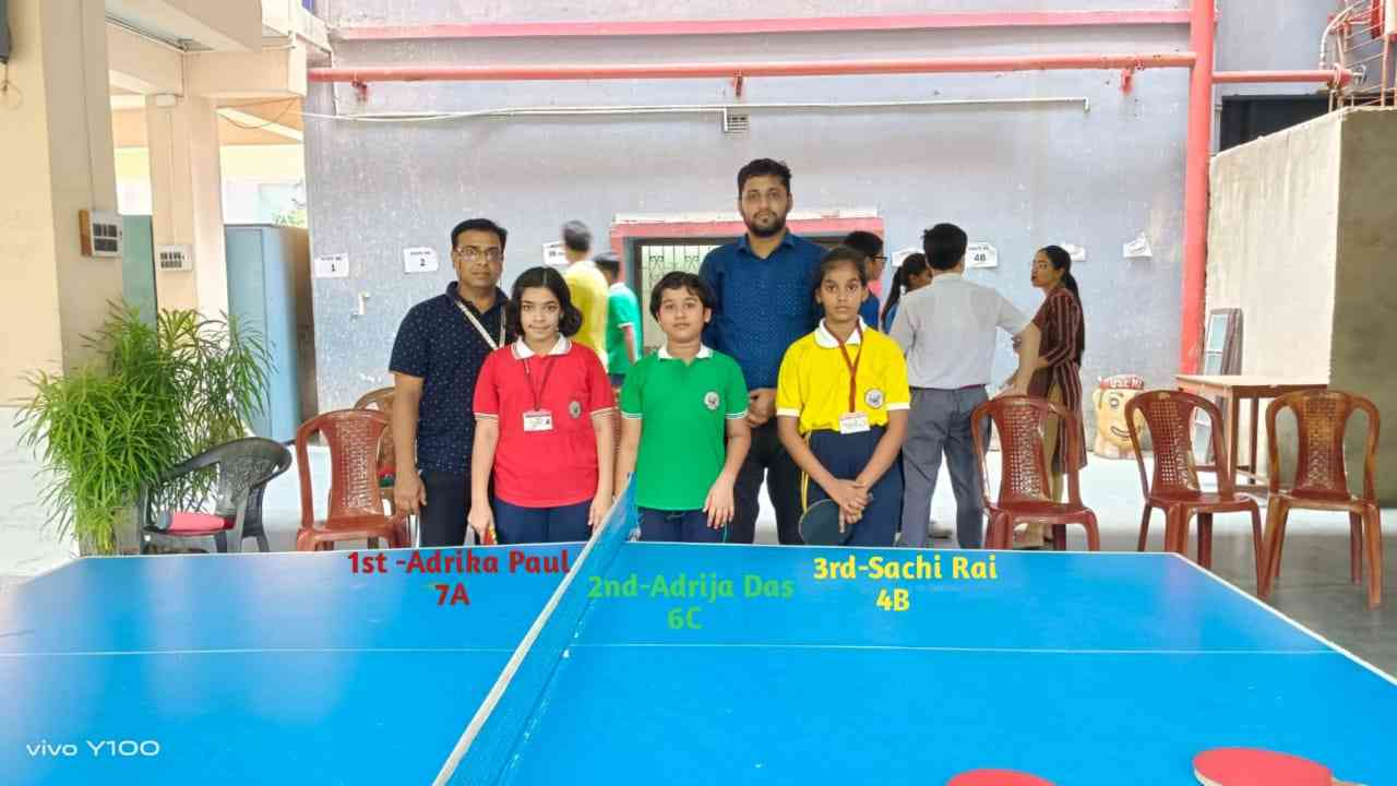 Junior Boys and Girls Table Tennis Tournament, 2023 of class 4-7